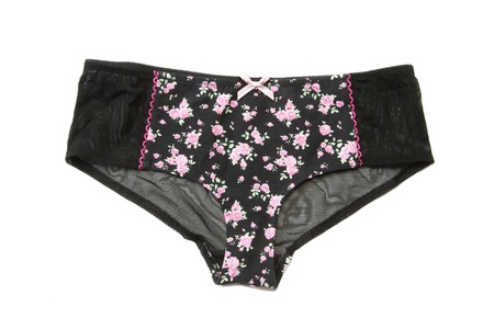 Underwear women clothes isolated on whiteの写真素材