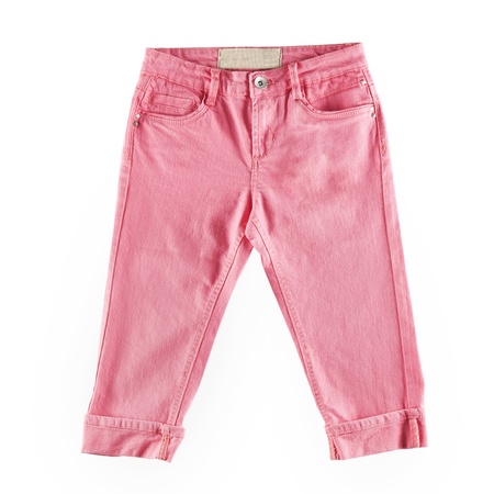 Rose shorts isolated on whiteの写真素材