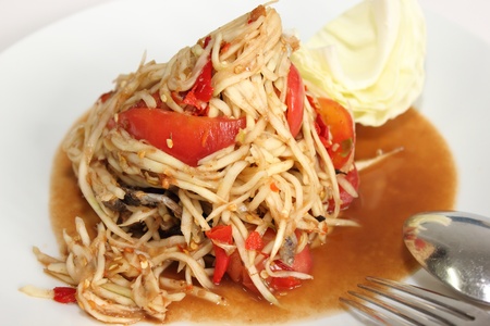 papaya saladの写真素材