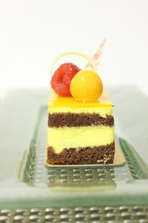 passion fruit cakeの写真素材