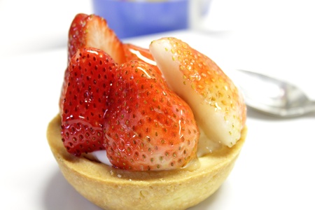 Strawberry tartの写真素材