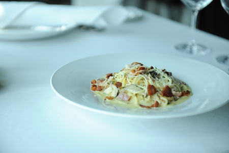  Ham spaghettiの写真素材