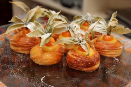 A Danish bakery products from a bakery