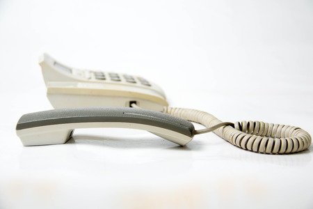 A home  phone on a white background.