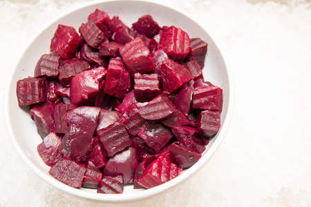 A Beetroot salad, ready to be served