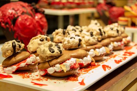 Halloween food assortment  dessert
