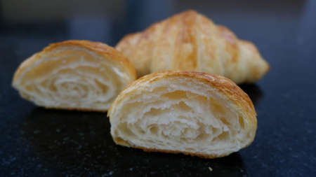 A milk ball dessert top cocoa powderの写真素材
