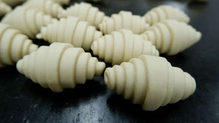 A milk ball dessert top cocoa powderの写真素材