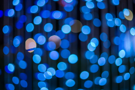 merry cristmas and happy new year Bokeh blurred Cristmas tree background,の写真素材