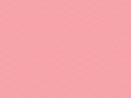 Pink background material of Japanese traditional pattern called "lozenge pattern".のイラスト素材