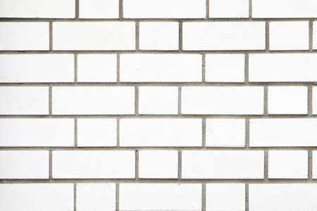 White brick wall for background. Textures and backgrounds.の写真素材