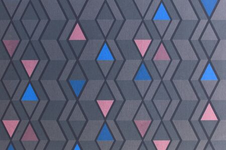 Triangles pattern on the texture of space, abstract background. A simple geometric illustration....