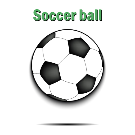 Soccer ball icon. Isolate on white background. Vector illustrationのイラスト素材