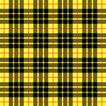 Scottish yellow checkered background Vector illustrationのイラスト素材
