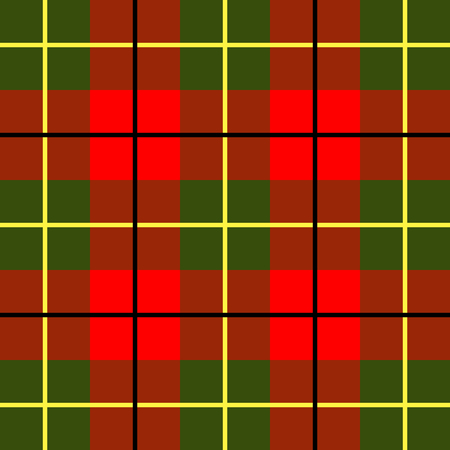 Scottish cage, red celtic. Scottish red checkered background. Scottish pattern. Vector illustrationのイラスト素材