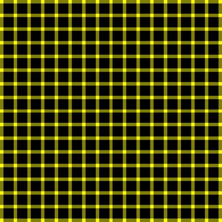 Scottish black and yellow cage, black and yellow celtic. Background in a cage. Vector illustrationのイラスト素材