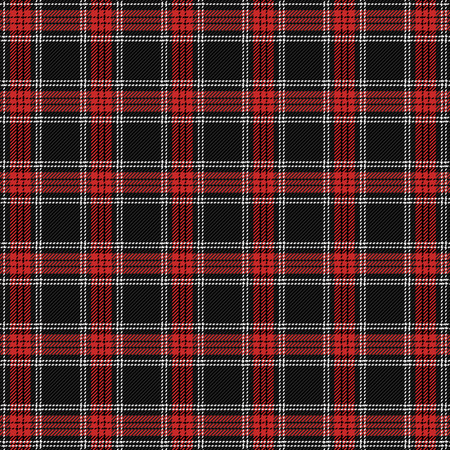 Tartan plaid. Scottish pattern in black, red and white cage. Checkered plaid in Christmas colors....