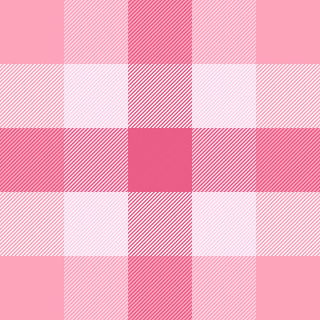 Valentines day tartan plaid. Scottish pattern in red and white cage. Scottish cage. Traditional...