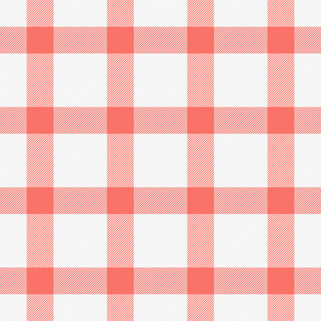Easter Tartan plaid. Scottish pattern in red and white cage. Scottish cage. Traditional Scottish checkered background. Seamless fabric texture. Vector illustrationのイラスト素材