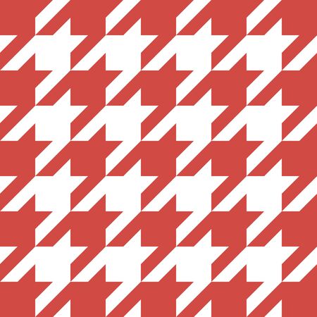 Goose foot. Pattern of crow's feet in red and white cage. Glen plaid. Houndstooth tartan tweed. Dogs...