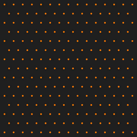 Halloween pattern polka dots. Template background in black and orange polka dots . Seamless fabric texture. Vector illustrationのイラスト素材