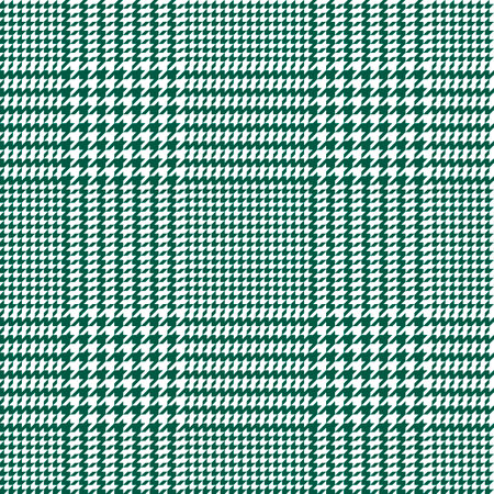 Glen check pattern. Plaid of geometric print in green and white cage. goosefoot. Houndstooth tartan tweed. dog tooth. Scottish cage. seamless fabric texture. vector illustrationのイラスト素材
