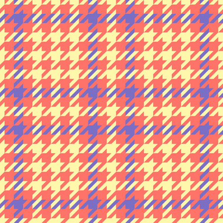 Goose foot. Easter Houndstooth tartan tweed