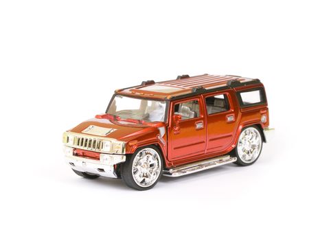 SUV isolated on whiteの写真素材