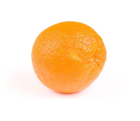 Isolated orange on white backgroundの写真素材