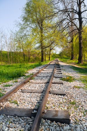 Railroad landscapeの写真素材