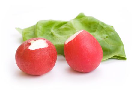 Photo of vegetables isolated on whiteの写真素材