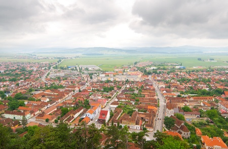 Overview of an old cityの写真素材