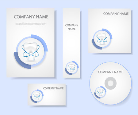 Dental corporate identity.のイラスト素材