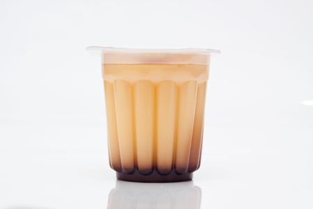 Flan de vainillaの写真素材