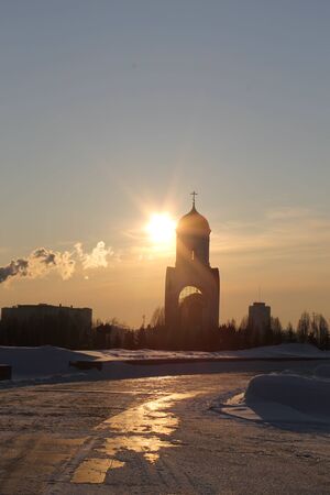 WINTER CHURCHの写真素材