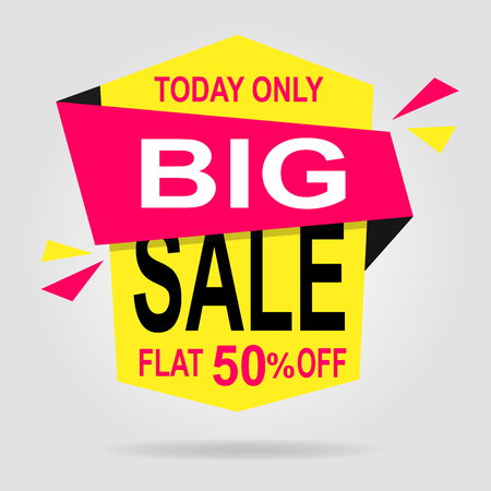 Sale discount isolated offer tagのイラスト素材