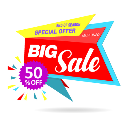Sale banner original red designの写真素材