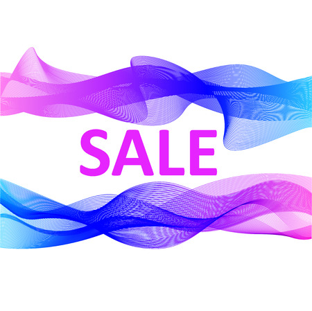 Sale banner abstract colorful design. Sale posterのイラスト素材