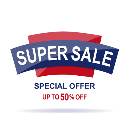 Sale tag isolated original design on a white illustration.のイラスト素材