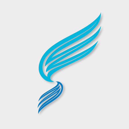 Wings icon template vector icon design.のイラスト素材