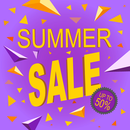 Sale summer price isolated offerのイラスト素材