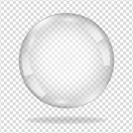 Water soap bubble with soft shadowの写真素材