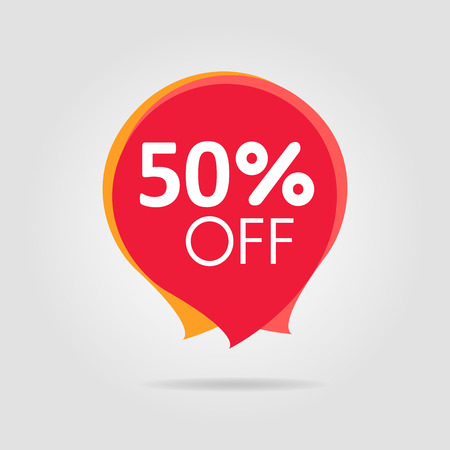 Discount offer price sticker, symbol for advertising campaign in retail, sale promo marketingのイラスト素材