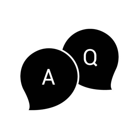 Discuss glyph icon vector illustration symbol templateのイラスト素材
