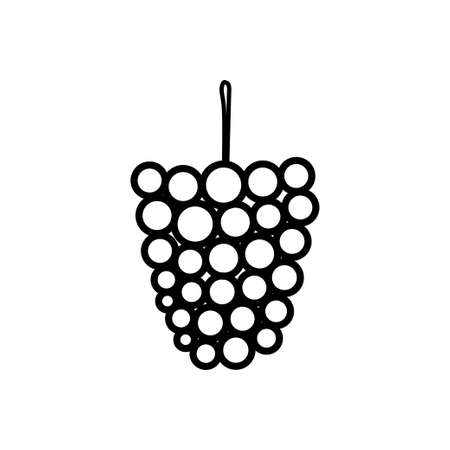 Mulberry line icon isolated on a white backgroundのイラスト素材