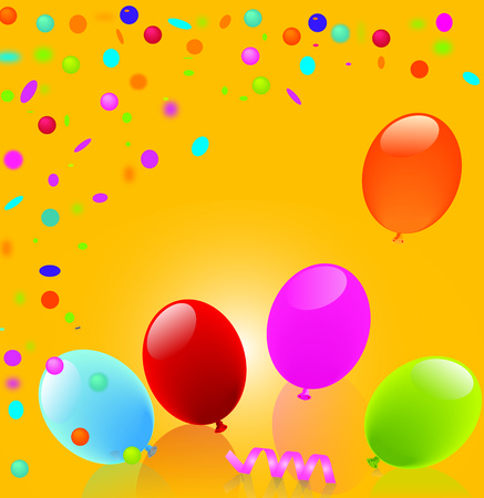 Fond jaunne carnavalのイラスト素材