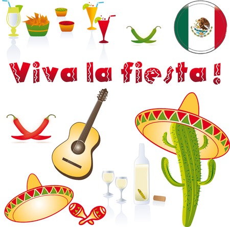 Background Mexicoのイラスト素材
