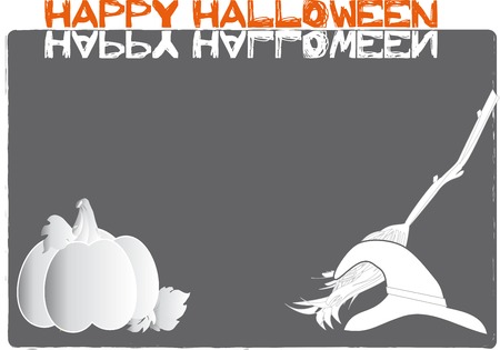 happy Halloween cardのイラスト素材