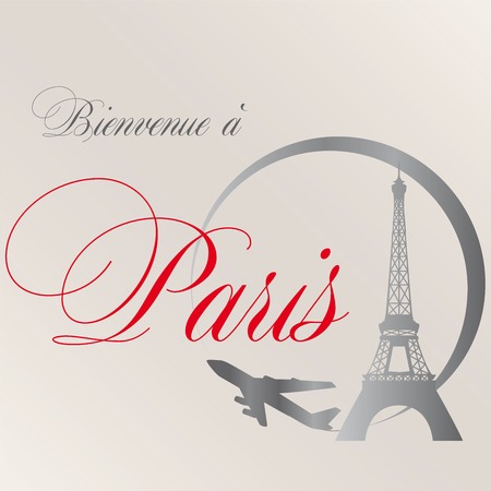 Welcome to Parisのイラスト素材