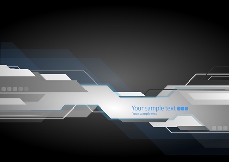 High-tech black backgroundのイラスト素材